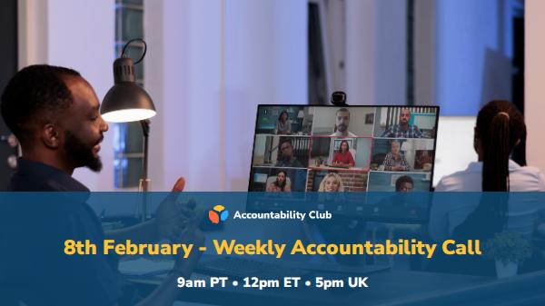 Weekly Accountability Call